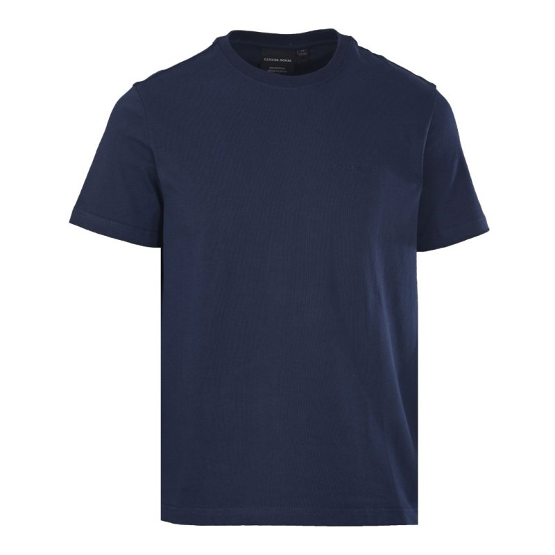 Canada Goose Navy Embroidered Logo T-Shirt view