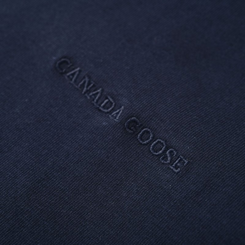 Canada Goose Navy Embroidered Logo T-Shirt view
