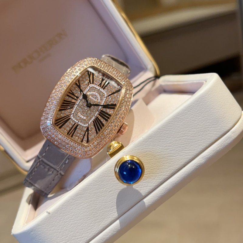 Franck Muller Ellipse Diamond Starry Watch Lavender Strap view
