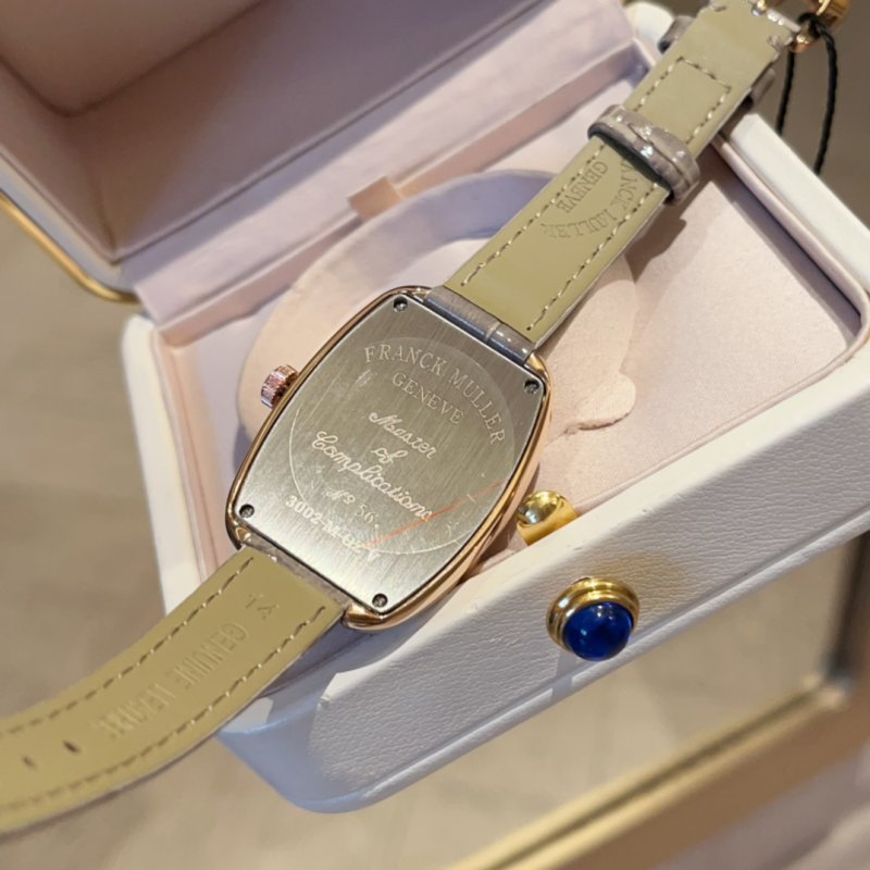 Franck Muller Ellipse Diamond Starry Watch Lavender Strap view