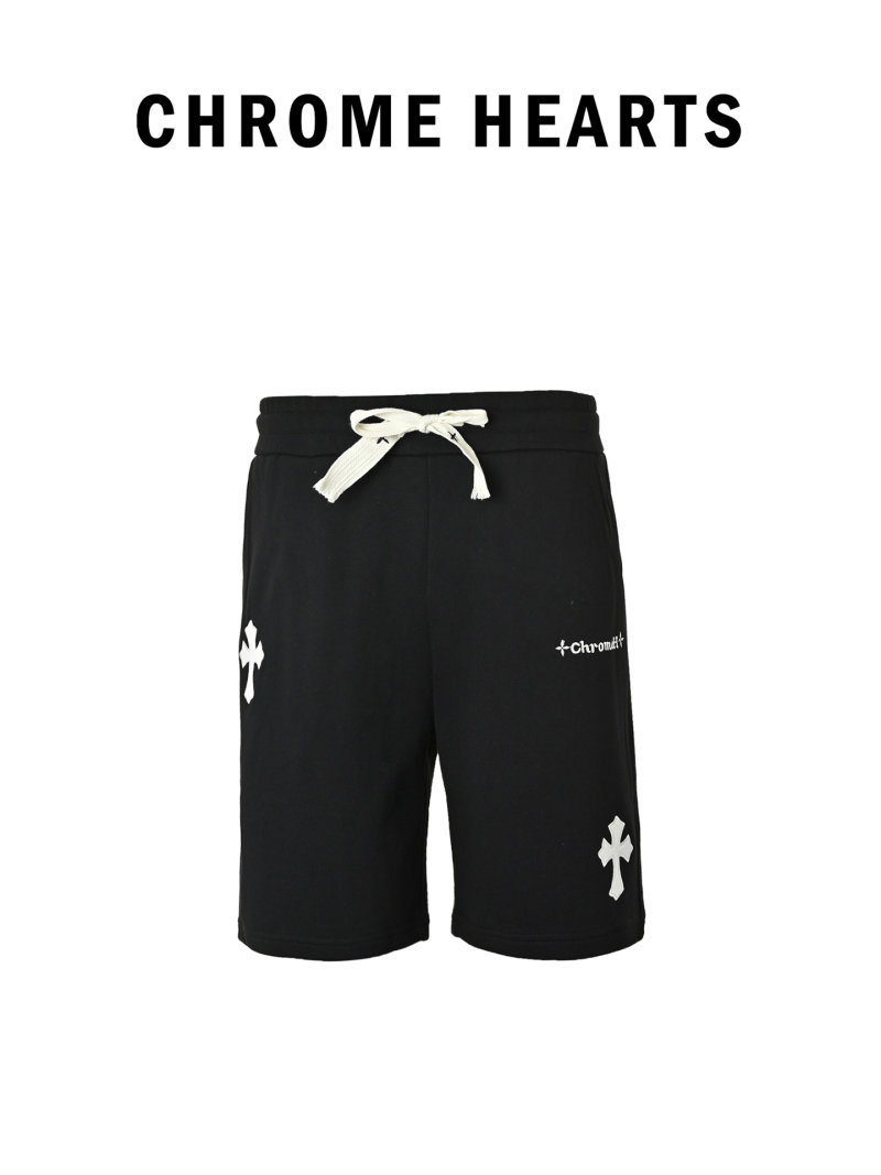 Chrome Hearts Black Cross Shorts