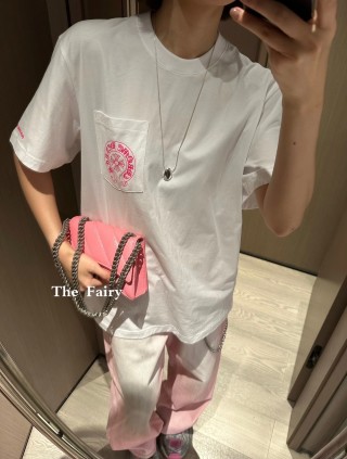 Chrome Hearts White Graphic Logo T-Shirt view 2