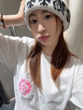 Chrome Hearts White Graphic Logo T-Shirt view 4