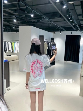Chrome Hearts White Graphic Logo T-Shirt view 8