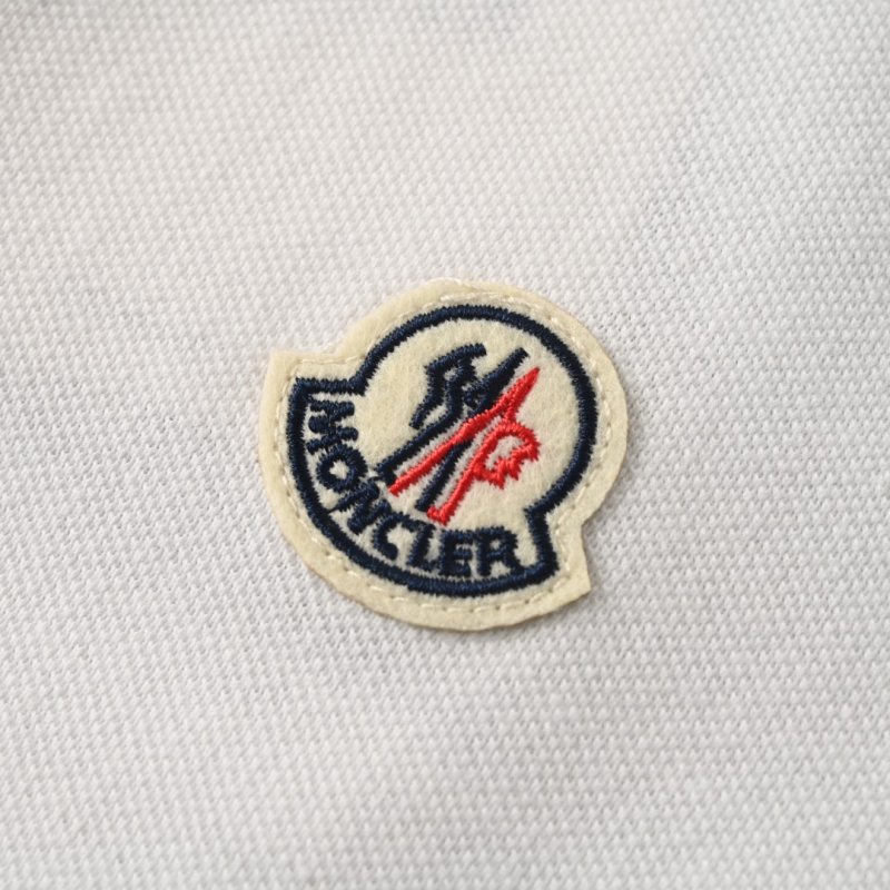 Moncler Classic White Polo Shirt view