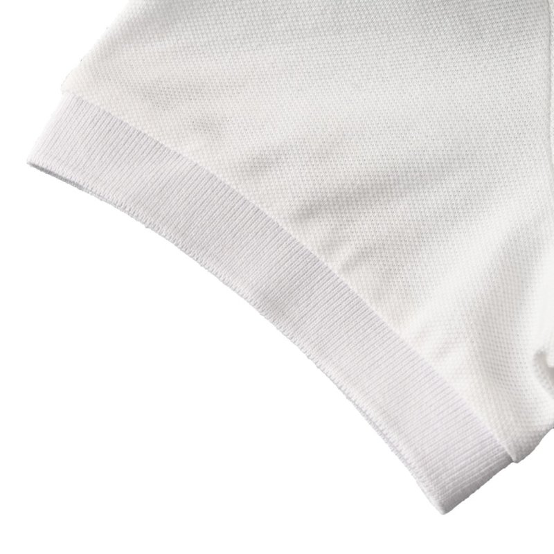Moncler Classic White Polo Shirt view