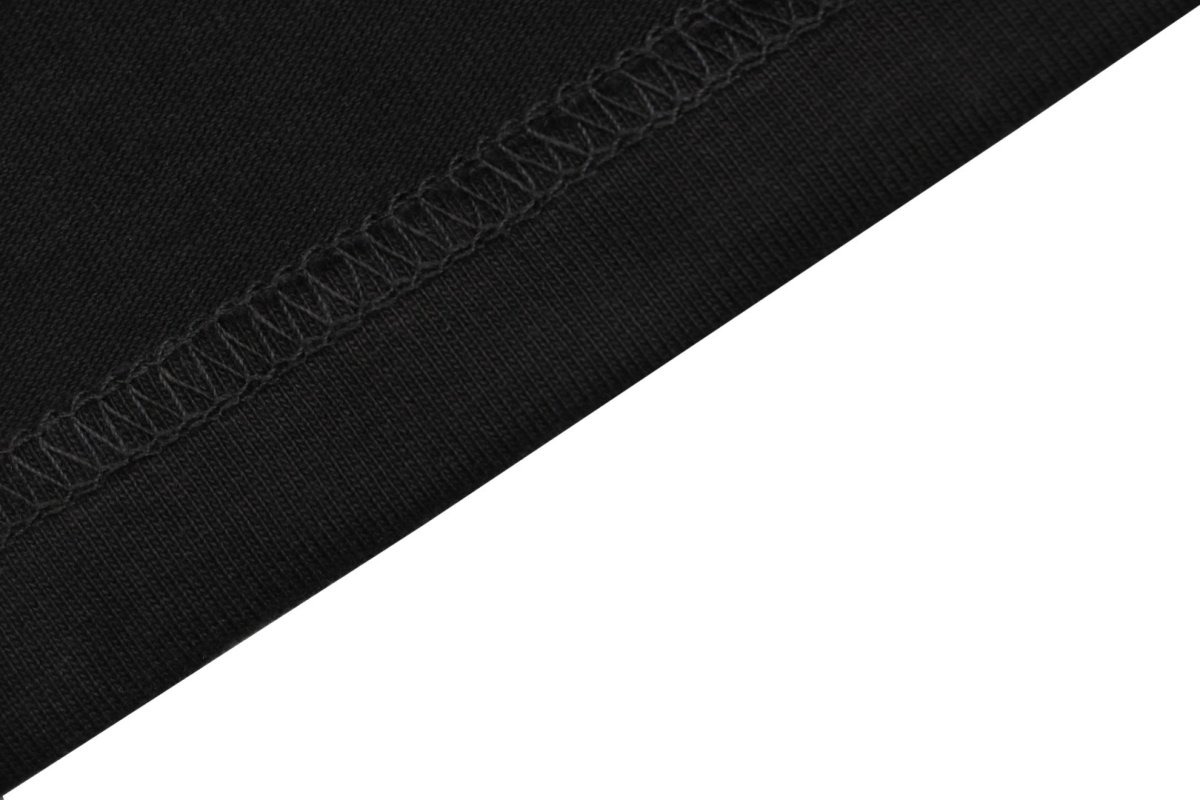 Balenciaga Blue Logo Black T-Shirt view