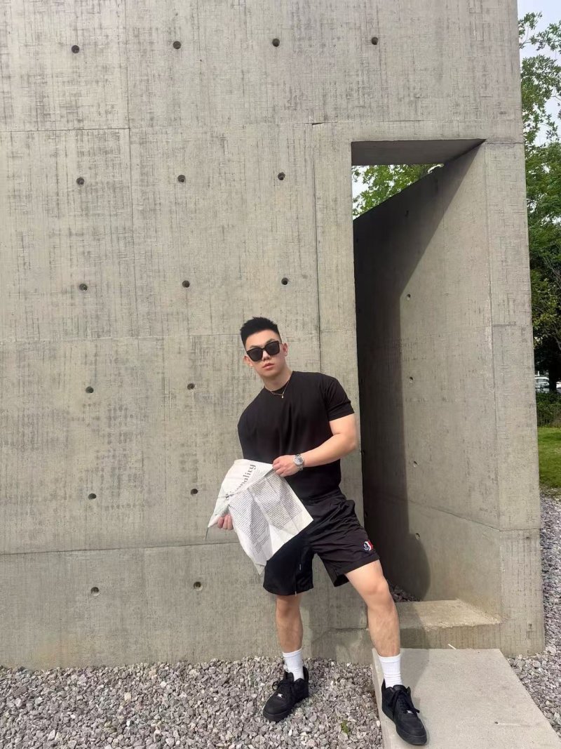 Black Mesh Athletic Shorts