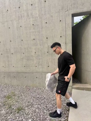 Black Mesh Athletic Shorts view 2