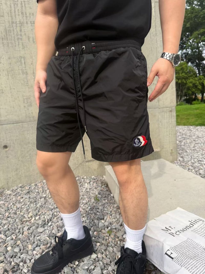 Black Mesh Athletic Shorts view