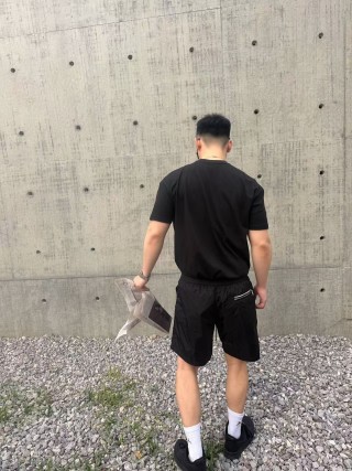 Black Mesh Athletic Shorts view 8