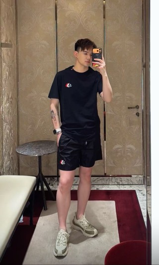 Black Mesh Athletic Shorts view 9
