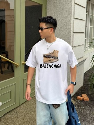 Balenciaga Dinosaur Graphic White T-Shirt