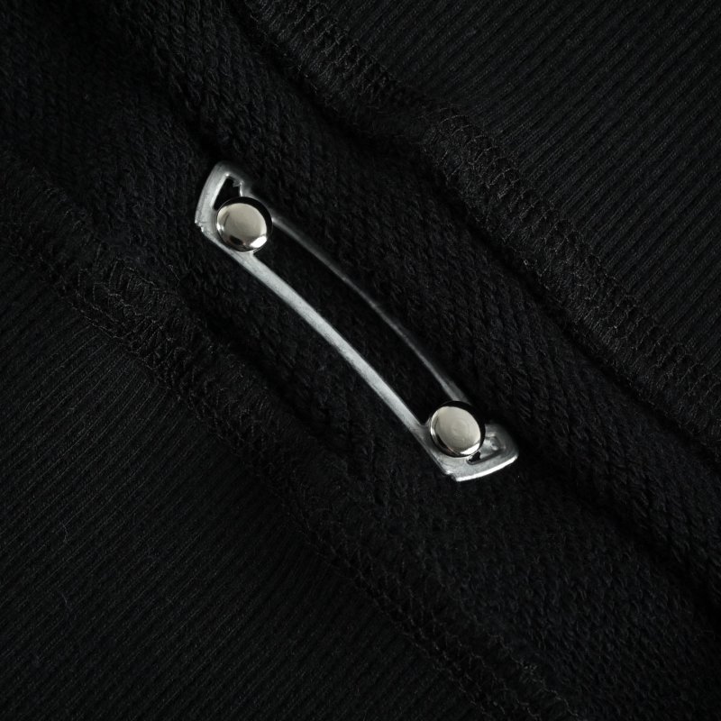 Essentials Black Oversized Hoodie view