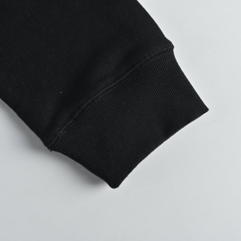 Essentials Black Oversized Hoodie view