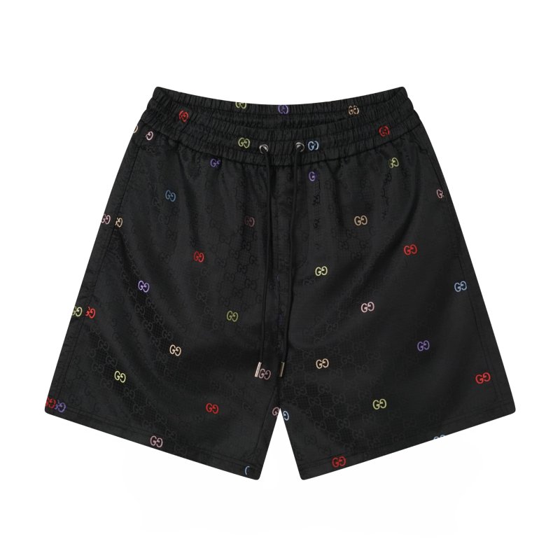 Gucci GG Monogram Black Shorts view