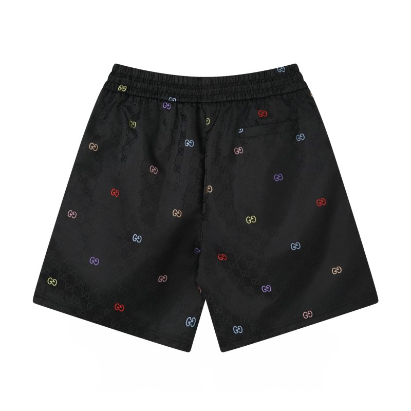 Gucci GG Monogram Black Shorts view