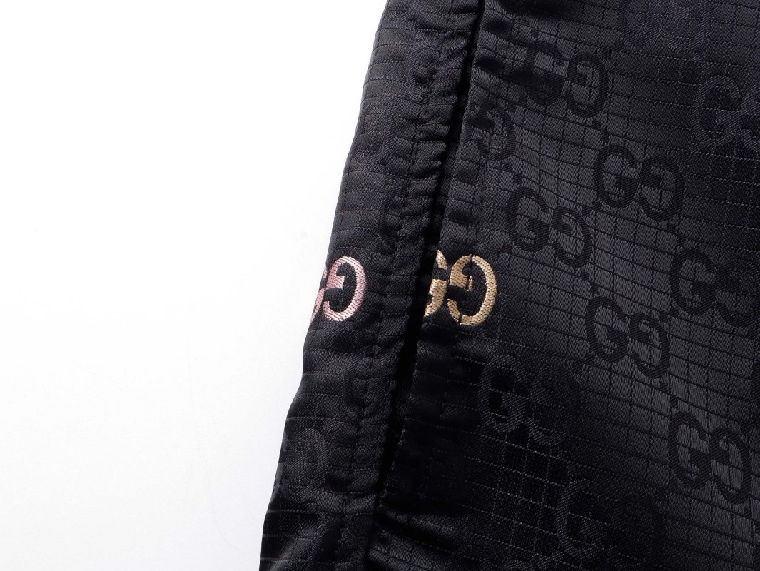 Gucci GG Monogram Black Shorts view
