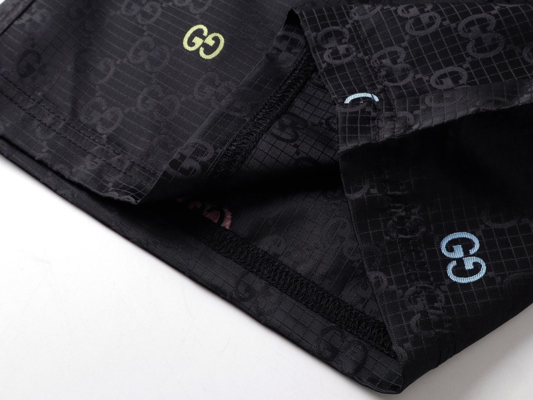 Gucci GG Monogram Black Shorts view