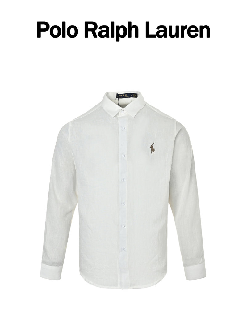 Polo Ralph Lauren Linen Shirt White