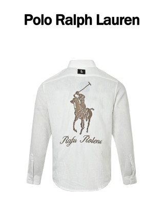 Polo Ralph Lauren Linen Shirt White view 2