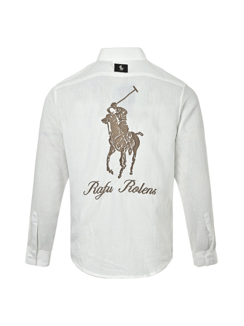 Polo Ralph Lauren White Oxford Button-Down Shirt view