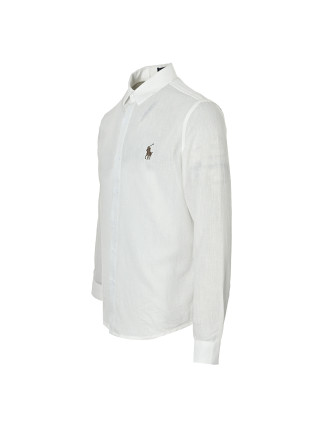 Polo Ralph Lauren Linen Shirt White view 5