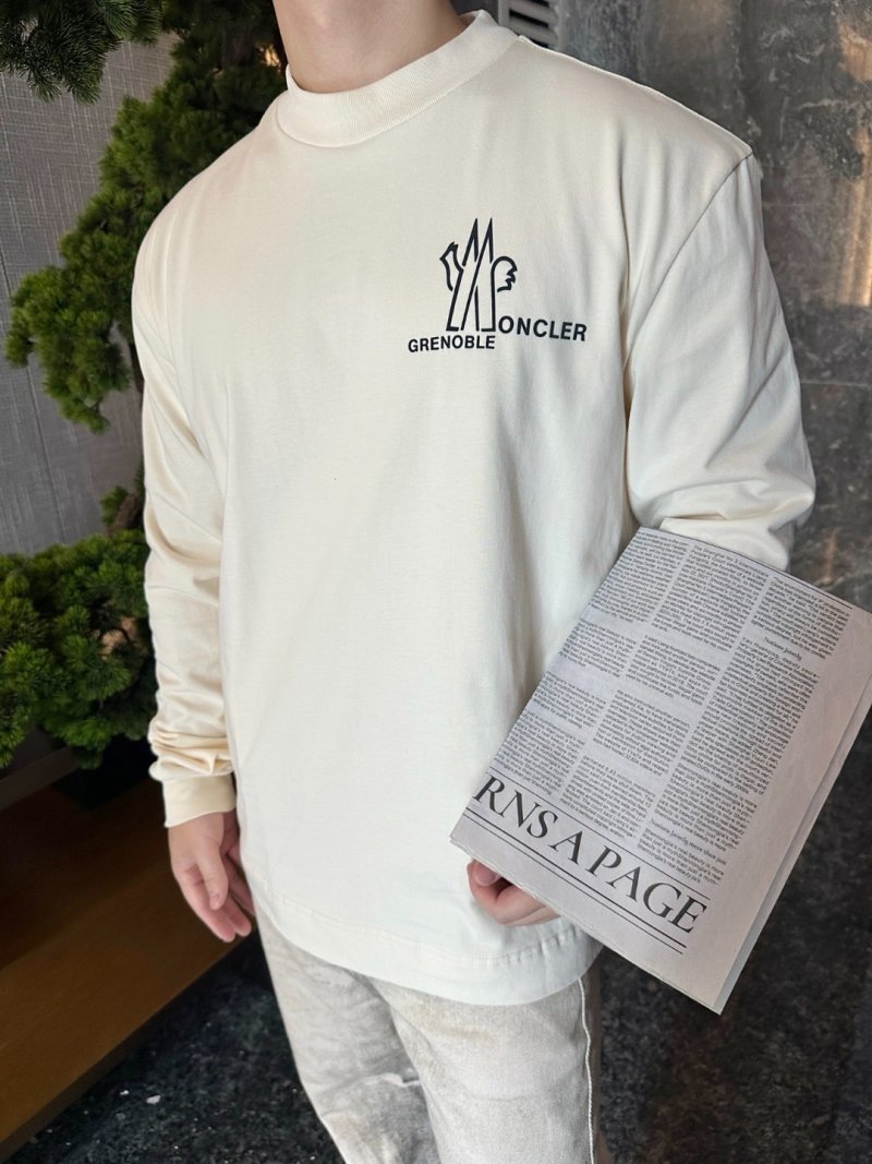 Moncler Grenoble Crew Neck Sweatshirt - Cream