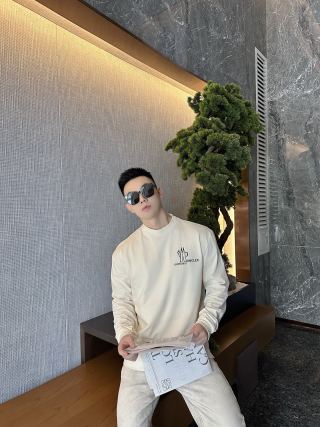 Moncler Grenoble Crew Neck Sweatshirt - Cream view 2