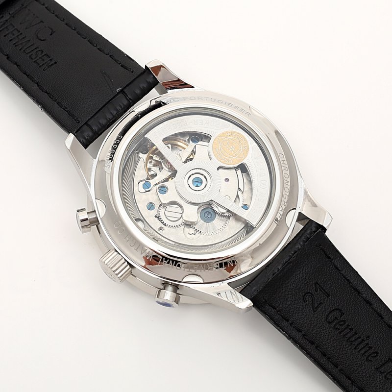 IWC Portuguese Chronograph Automatic Steel Watch 42mm view
