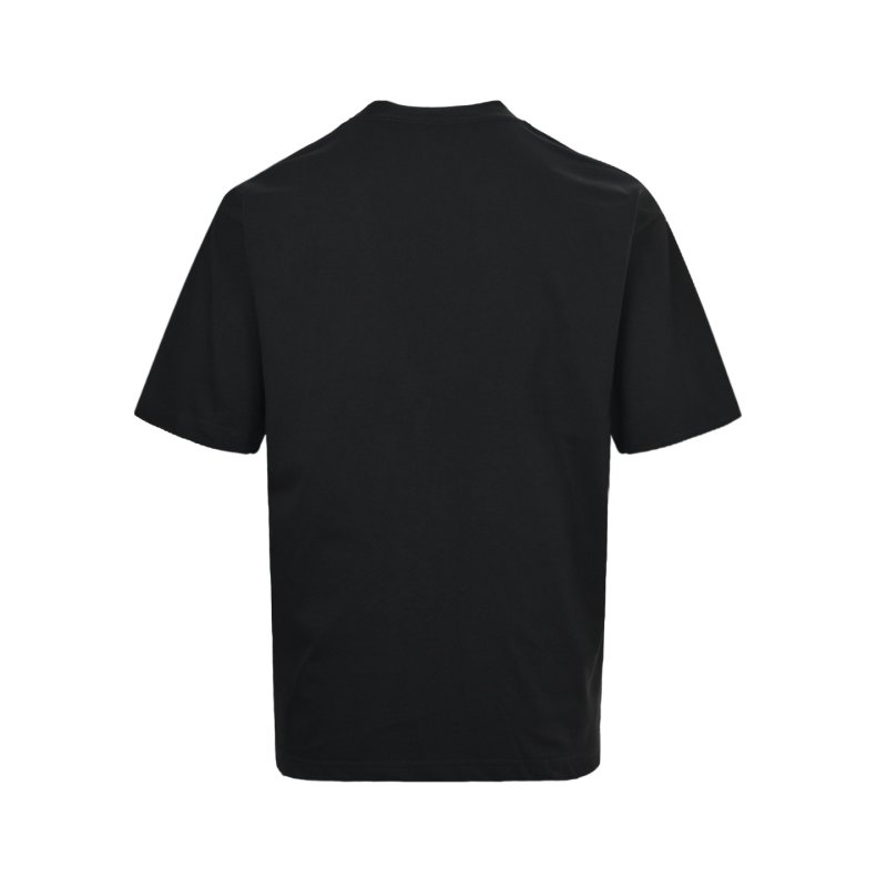 Balenciaga Distressed Graffiti Black T-Shirt view
