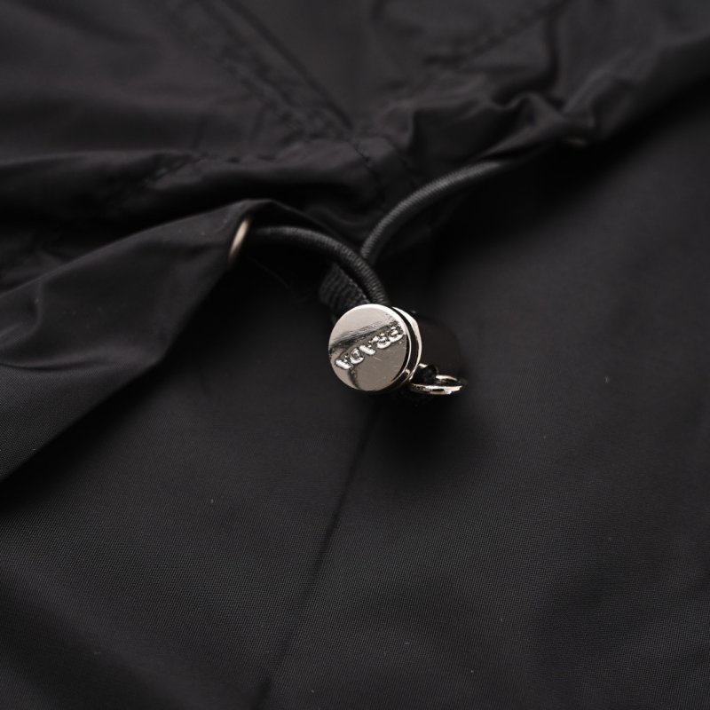 Prada Black Short-Sleeve Nylon Shirt Jacket view