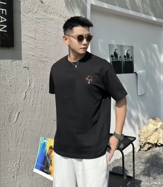 Black Embroidered Logo T-Shirt