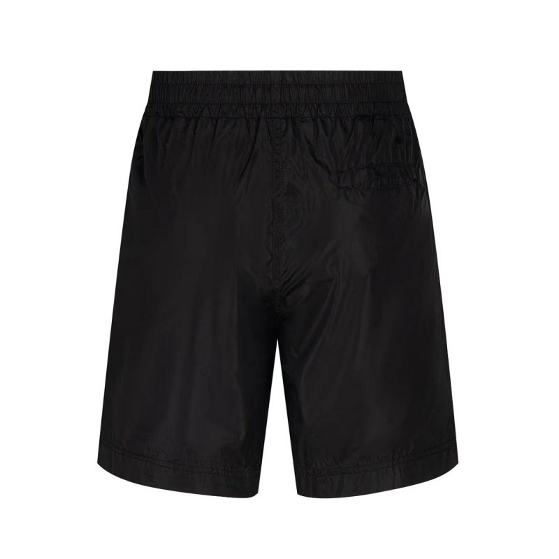 Givenchy Black Graphic Shorts with Face Print view