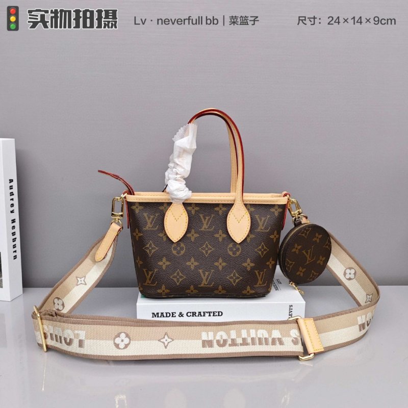Louis Vuitton Neverfull BB Monogram Canvas Shoulder Bag view