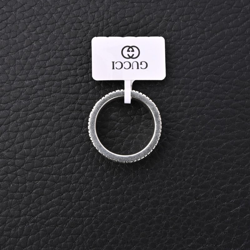 Gucci Double G Silver Band Ring view
