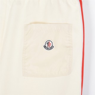 Moncler Tricolor Tape Logo Embroidery Shorts - Black view 5