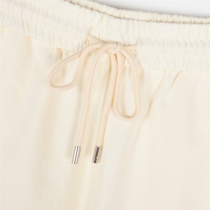 Moncler Cream Stripe Shorts view