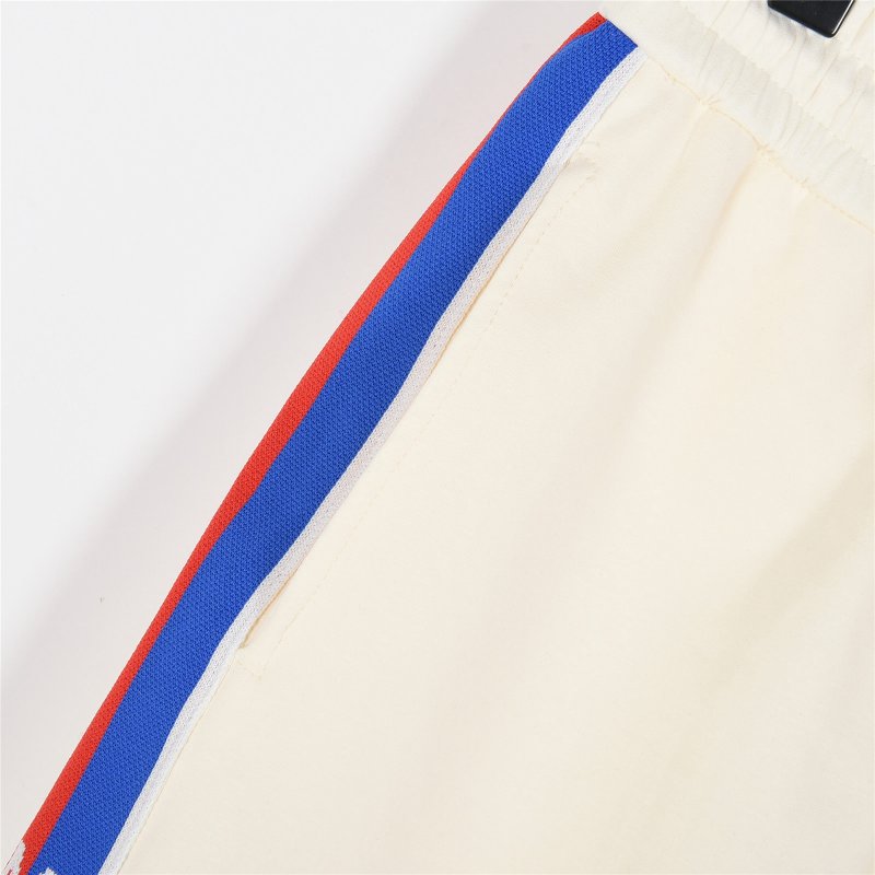Moncler Tricolor Tape Logo Embroidery Shorts - Black view