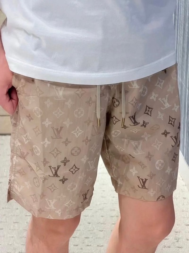 Louis Vuitton Monogram Khaki Shorts view