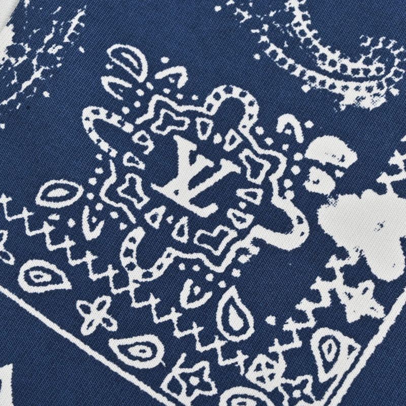 Louis Vuitton Monogram Blue & White Tie-Dye T-Shirt view