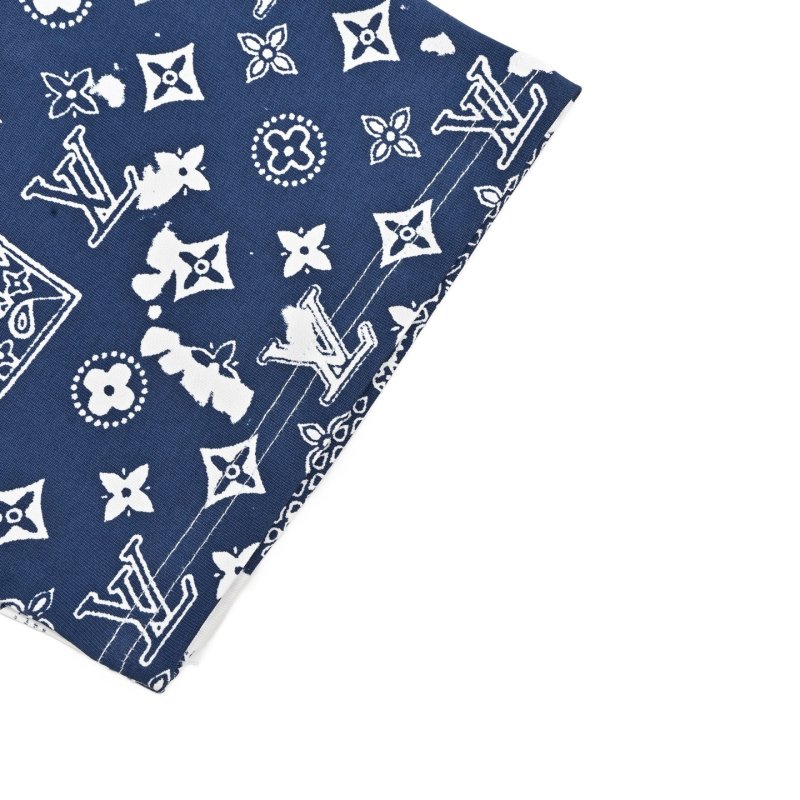 Louis Vuitton Monogram Blue & White Tie-Dye T-Shirt view