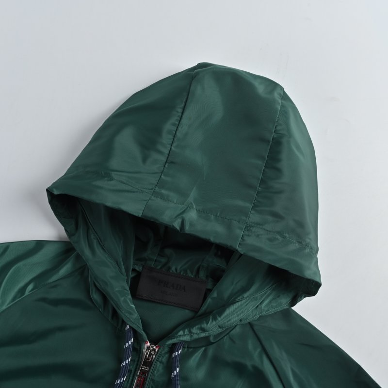 Stone Island Dark Green Nylon Hooded Jacket view