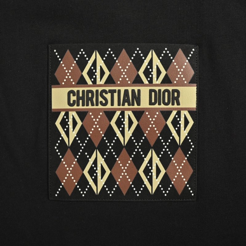 Christian Dior Argyle Monogram Black T-Shirt view