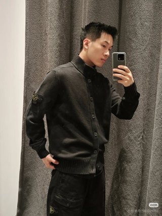 Stone Island Black Nylon Overshirt Jacket view 2