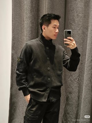 Stone Island Black Nylon Overshirt Jacket view 7