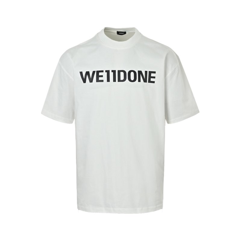 WEIDONE White Crew Neck T-Shirt view