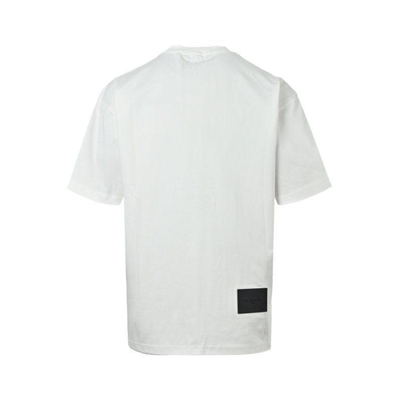 WEIDONE White Crew Neck T-Shirt view