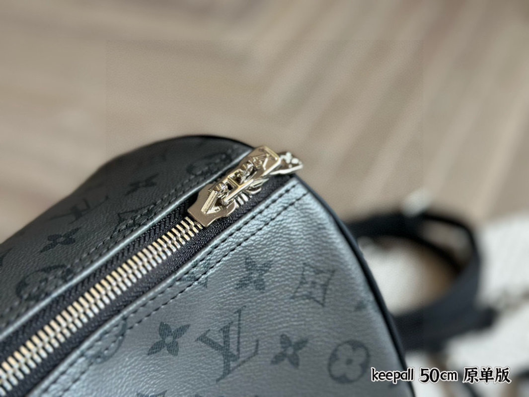 Louis Vuitton Keepall 50cm Monogram Travel Bag Grey view