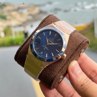 Omega Constellation 41mm Blue Dial Steel Watch view 4